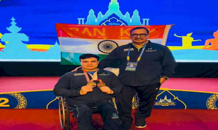 Asian Para Games: Ashok Malik wins silver in Men’s 65 kg para powerlifting