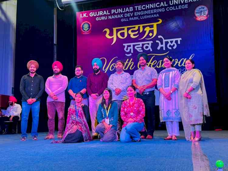 GGNIMT Bags Overall Trophy in Literary Events at Parvaaz 2026 Central Zone Youth Festival