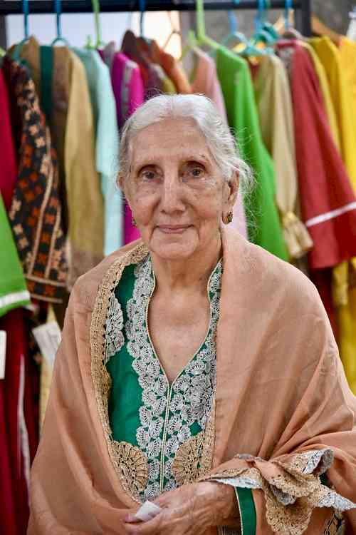 Octogenarian Designer Pali Waraich Exhibits Her Handcrafted Collection at Three-Day Showcase