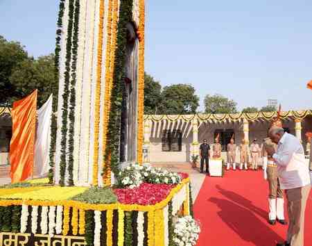 Gujarat CM links law and order to state's growth, pays tribute to police martyrs
