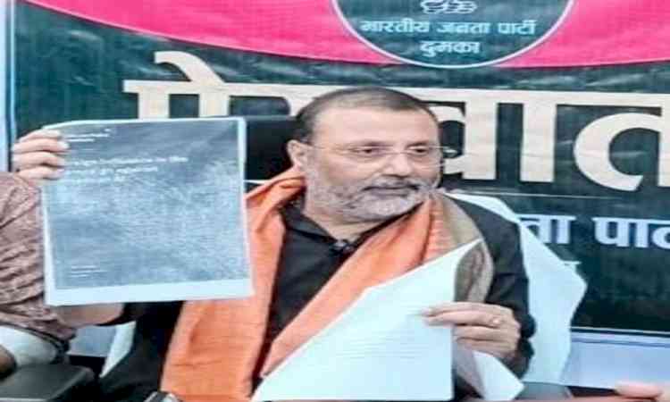 'Conspiring with foreign forces': Nishikant Dubey calls for probe into Rahul Gandhi's visits overseas