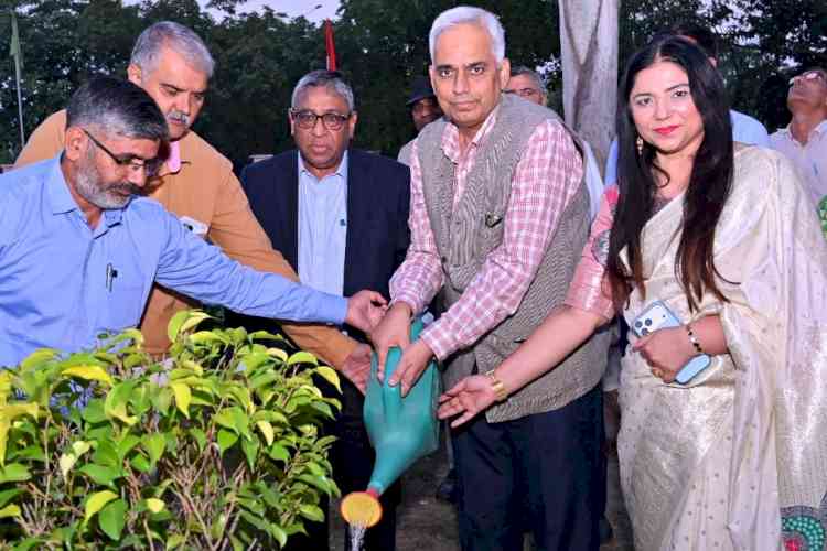 MDU NSS camp: VC Prof Poonia, Rajesh Jain lead plantation drive, urge youth to protect environment