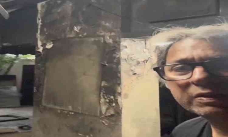 Talat Aziz shares glimpse of fire-ravaged home, says ‘no amount of money can replace memories’