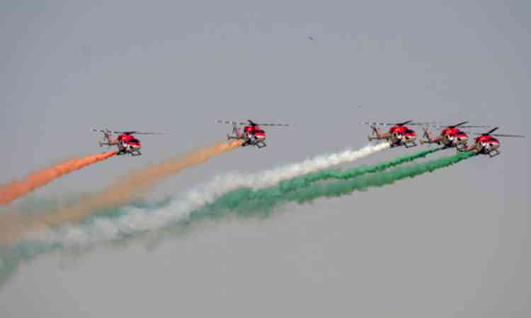 Spectators throng Namo Ghat as IAF showcases aerial prowess across skies of Varanasi