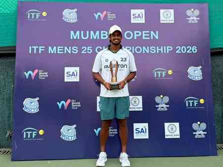 Karan Singh clinches fourth title of the year with ITF M25 Mumbai win 