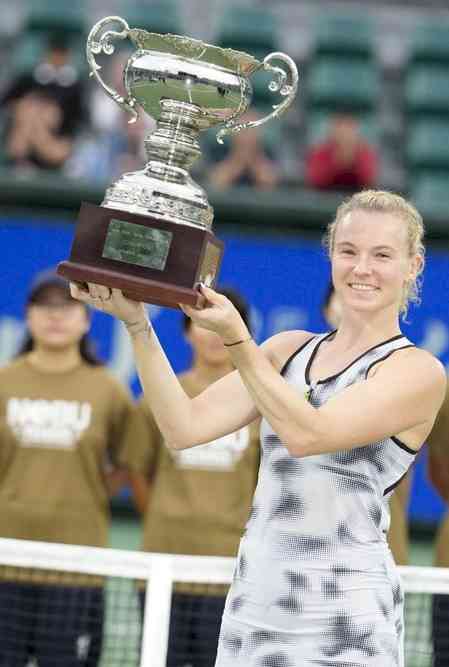 Siniakova beats Krueger in straight sets to win Japan Open  