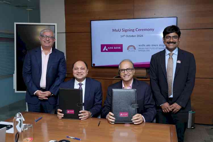 Axis Bank and IIM Bangalore partner to establish the ‘Axis Bank Centre of Economics’ at IIMB’s new undergraduate campus