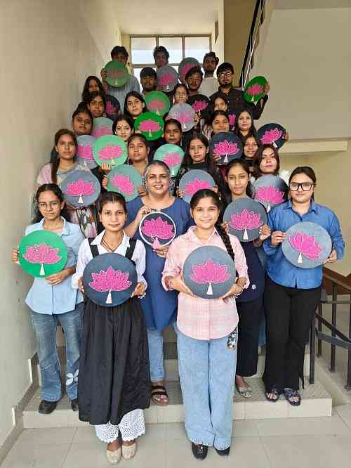 GGNIMT organizes dori killi string art workshop for fashion design students