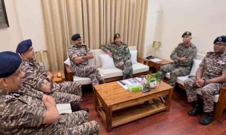 CRPF DG reviews Manipur’s law and order situation, holds talks with Assam Rifles chief