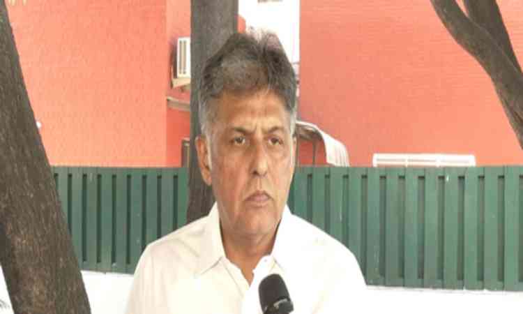 Strange irony that those in power are holding rally to ‘save democracy’, says Manish Tewari
