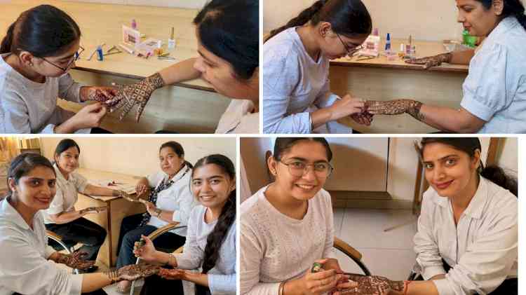 Innocent Hearts College of Education Jalandhar enthralled in Karwachauth festivities