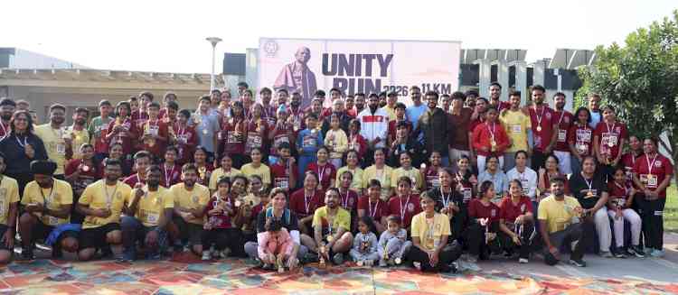 IIT Ropar's 8th Unity Run draws around 1,000 participants, Director hands out medals to all