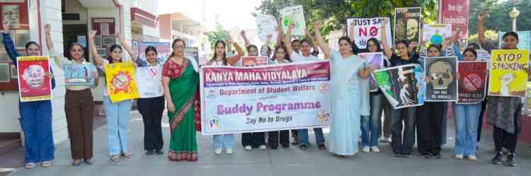 KMV Champions a Drug-Free Society with an Awareness Rally 
