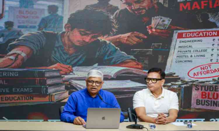Students forced to sell blood to fund education in UP, alleges Congress