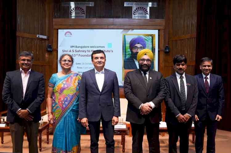 IndianOil Chairman A S Sahney delivers IIM Bangalore's 53rd Foundation Day lecture on India's energy journey