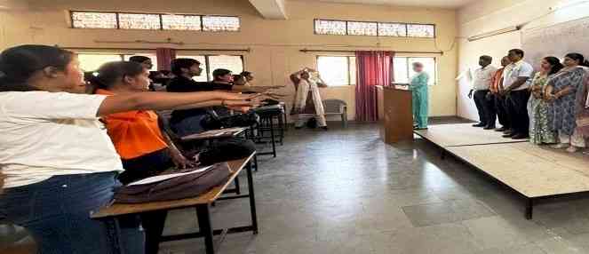बीएमयू में 100 से अधिक विद्यार्थियों ने ली रैगिंग न करने की शपथ