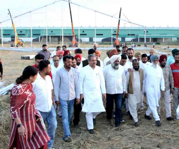 Pargat Singh visits Sangrur to review preparations for November 4 ‘Insaaf Rally’, inspects rally venue