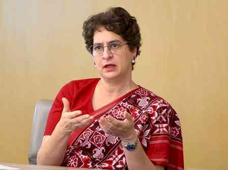 Priyanka Gandhi condoles loss of lives in Uttarakhand helicopter crash
