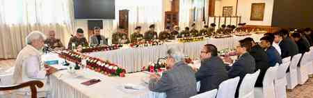 J&K LG Manoj Sinha reviews security preparedness, directs close coordination