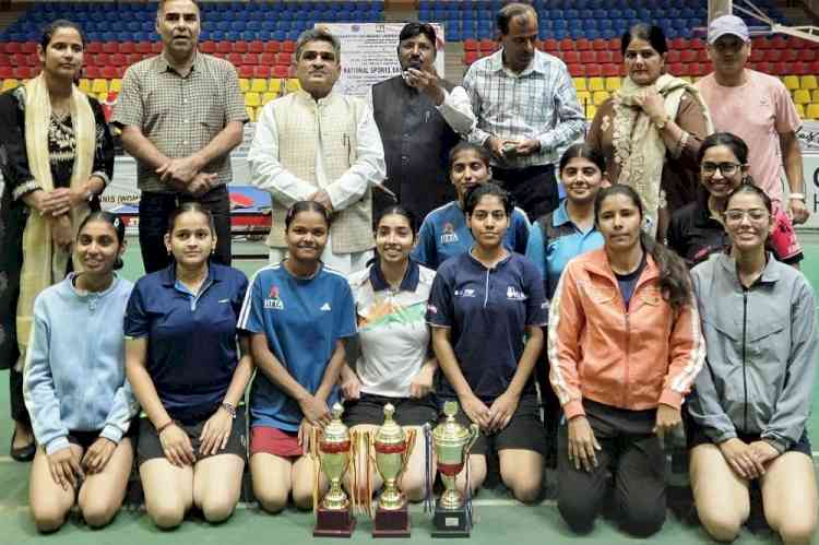 जीसीडब्ल्यू रोहतक ने जीता इंटर कॉलेज महिला टेबल टेनिस खिताब
