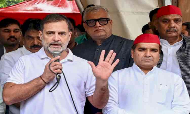 LoP Gandhi announces 'Chalo Dilli' march from Minto Road junction to Ramlila Maidan; cops say no permission sought for CP