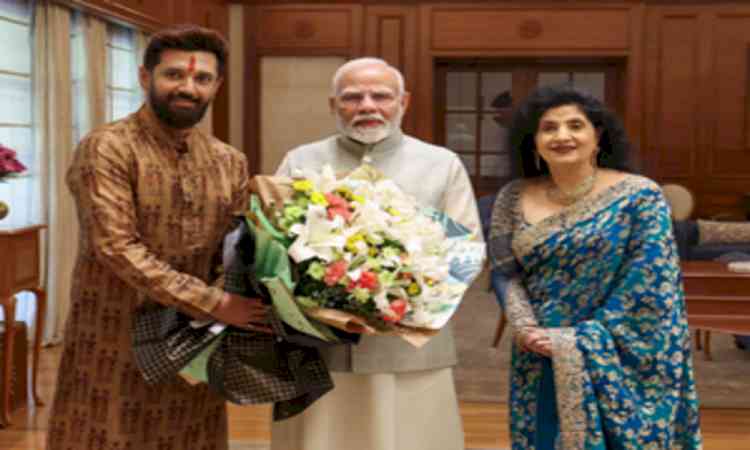 'Making commendable efforts to strengthen food processing sector': PM Modi wishes Chirag Paswan on birthday