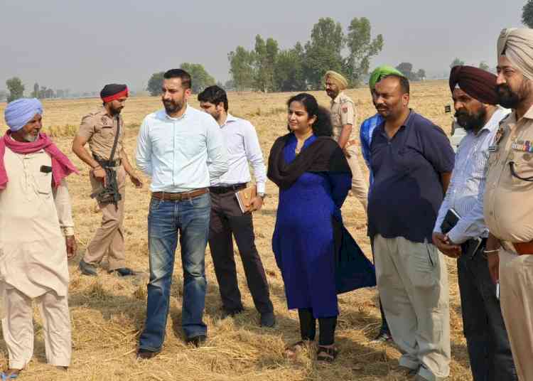 Farmers urged to adopt sustainable practices to prevent stubble burning and protect the environment