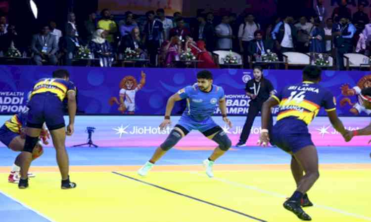 Commonwealth Kabaddi C'ships: India complete grand double with commanding win over Sri Lanka in men’s final