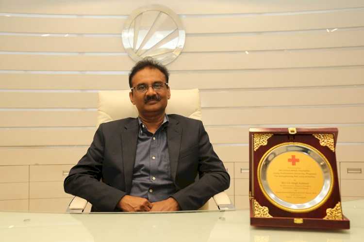 LPU Chancellor Ashok Mittal honoured with Indian Red Cross Award