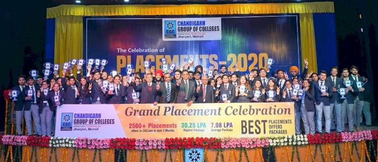 Placement day celebrated at CGC Jhanjeri