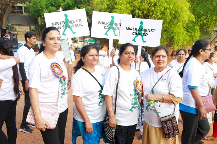 Aster RV Hospital organizes ‘walk against cancer’ marathon 
