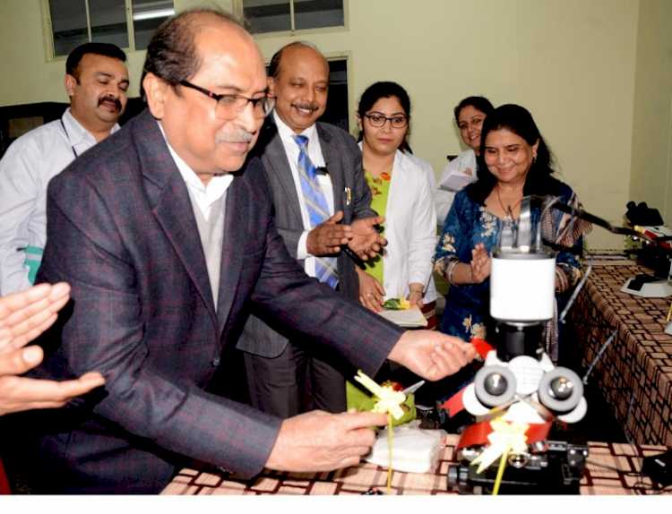 CMCH Pathology Department acquires new microscopes for improving medical education for students