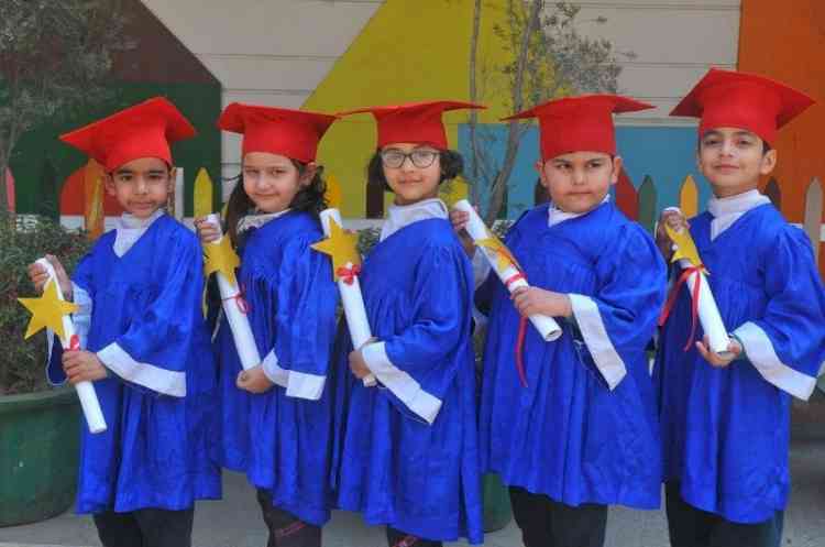 Graduation ceremony for kids of KG II at Innokids Innocent Hearts School