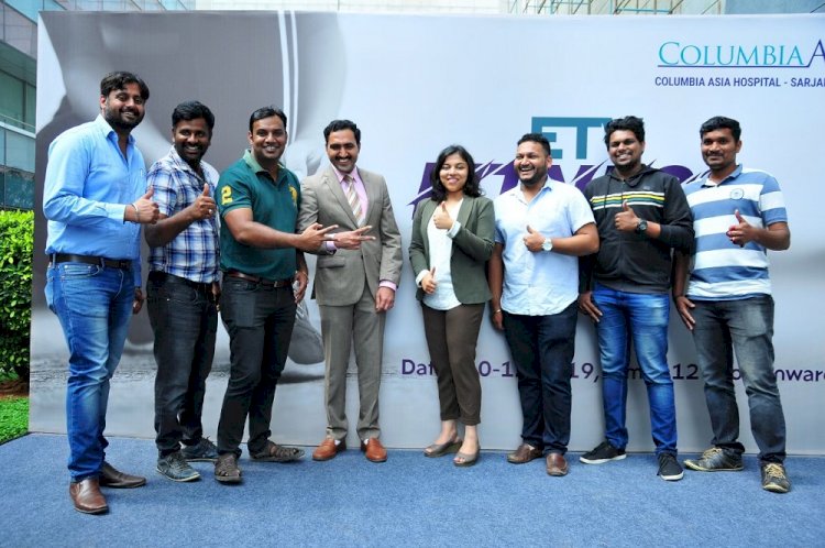 Columbia Asia Hospital Sarjapur Road launches month-long fitness challenge for techies to create awareness on healthy lifestyle
