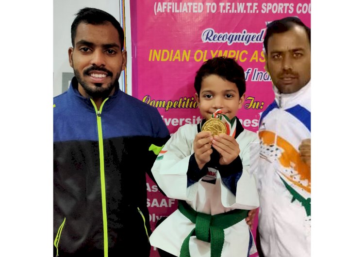 Bhavik Jindal of Panchkula wins gold medal