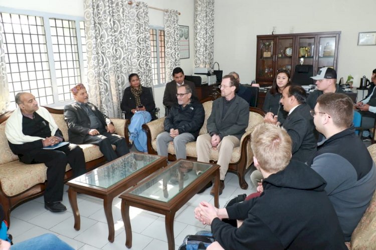 PU VC interacted with students and professors of New York State University