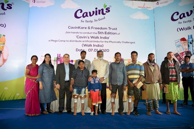 CavinKare donates 102 customised artificial limbs to amputees in Assam  