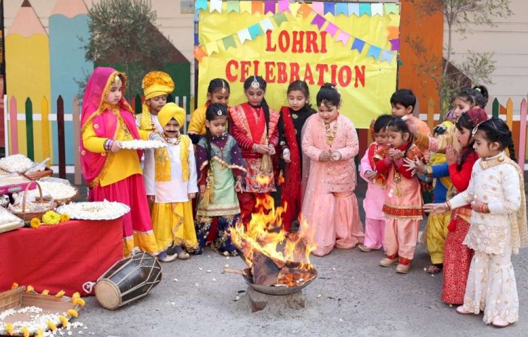 Four schools of Innocent Hearts celebrated Lohri with grandeur