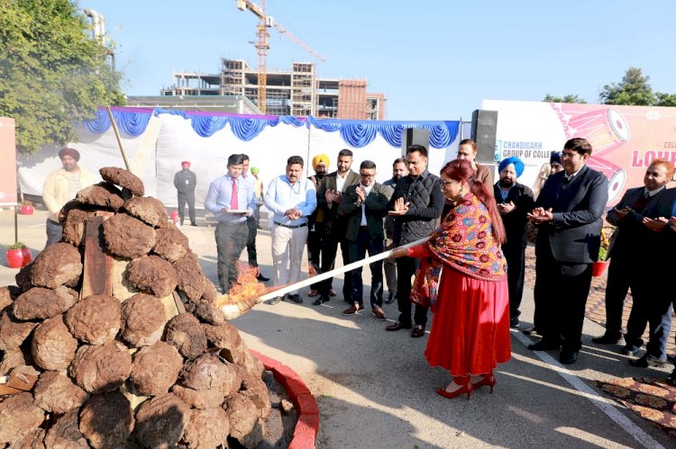 CGC Jhanjeri celebrates Lohri 