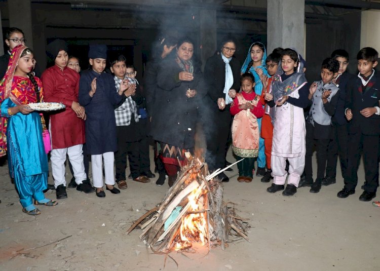 CT World School marks festival of Lohri