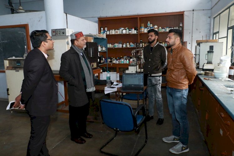 PU VC visits UICET Laboratories