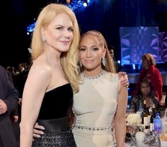 Jennifer Lopez and Nicole Kidman Wear Harry Winston Jewelry Set in Platinum 