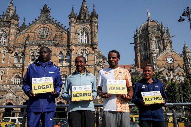 Defending champions Lagat and Alemu ready to do battle at Tata Mumbai Marathon 2020