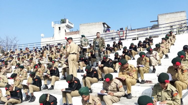 National cadet corps exam conducted at Lyallpur Khalsa College