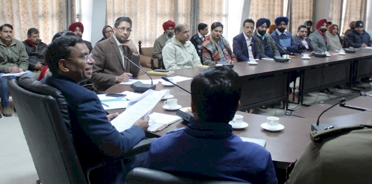 DC Ludhiana holds review meeting regarding republic day function