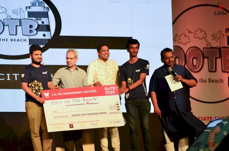 PES University, Bengaluru aces TAPMI’s ‘Quiz on the Beach’