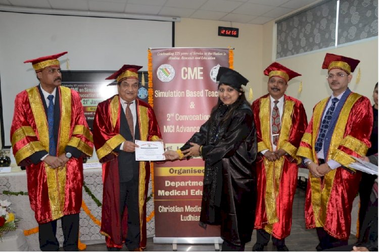 Convocation of MCI advance course held in CMC