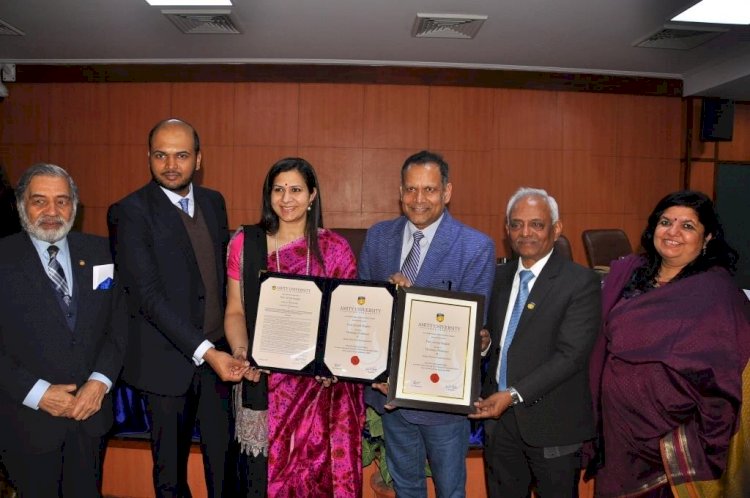 Honorary professorship conferred upon Prof Arvind Singhal by Amity University