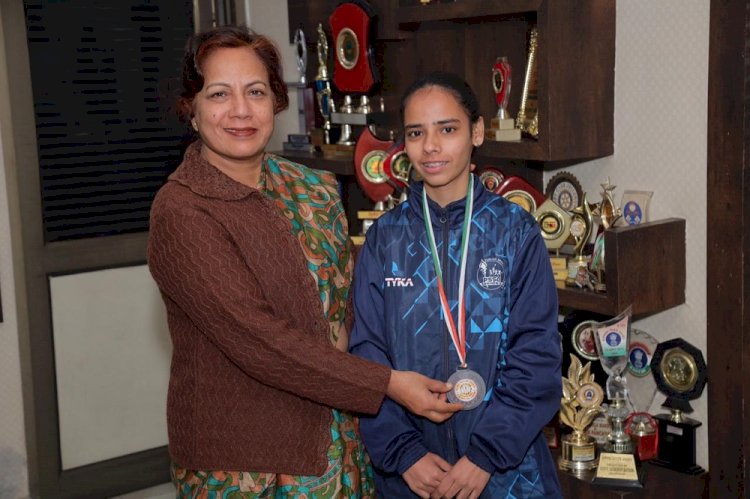 Basketball player Kiranjot Kaur gets third positions