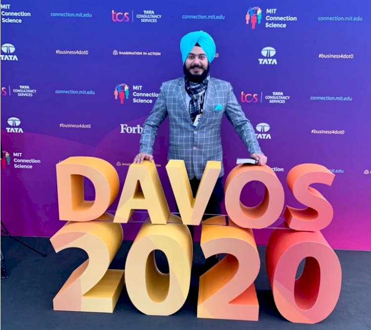 Davos 2020: Karanvir Singh, A Global Indian representing the nation at Switzerland 